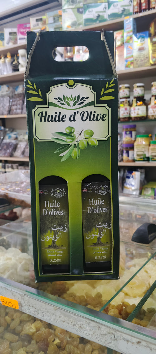 Coffret Huile d'Olive Extra Vierge – 2 x 0.25L